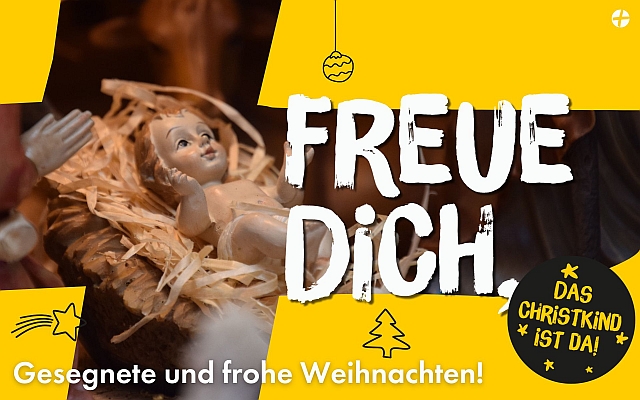 Frohe und gesegnete Weihnachten!